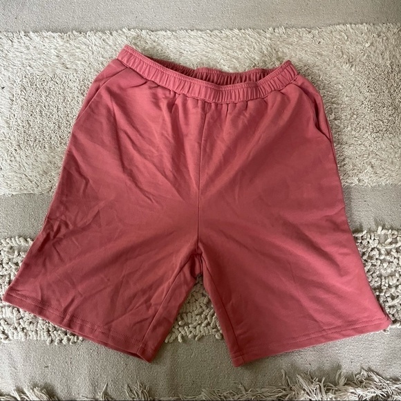 NEW SHEIN LONG SWEAT  SHORTS high waisted XS - Picture 5 of 13